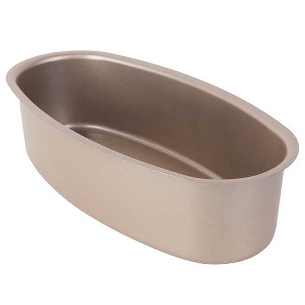 Guld DIY Ovalformet Kageform Non-stick Bageform til Ostekage