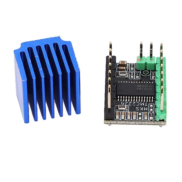 Stepper Motor Driver TMC2226 256 Microstep Lav Støj med Køleplade 3D Printer Tilbehør