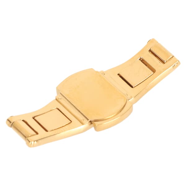 Fällbart spänne i legering och keramiskt volframstål med tryckknapp för klockarmband