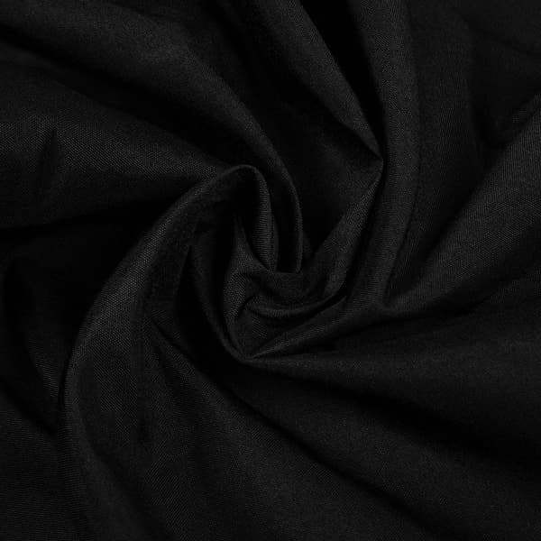 Fotobaggrund Blød Polyester Krølfri Studiebaggrund til Fotoboksfester Sort 4.9x9.8ft