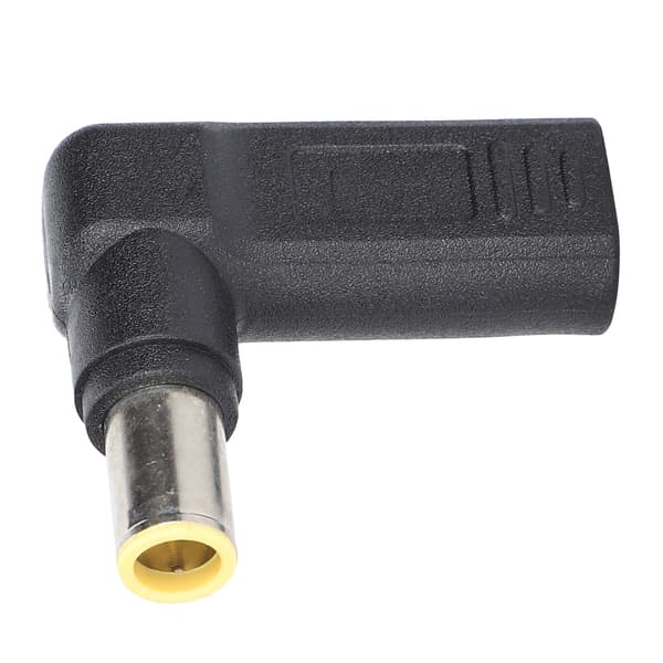 USB-C til DC 5.5x2.5mm han-adapter, 90 graders PD-opladningsstik til bærbar computer