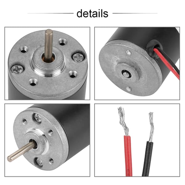31ZY Permanent Magnet DC Kolborstmotor CW/CCW (6V 4000rpm)