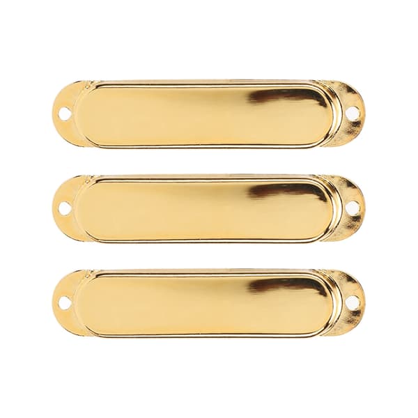 3 st elgitarr single coil pickup-skydd koppar musiktillbehörssats guld