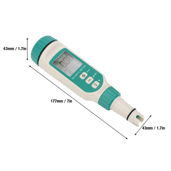 SMART SENSOR AR8012 Elektronisk Salinitetsmåler Bærbar Digital Salinitetsmåler med LCD-display