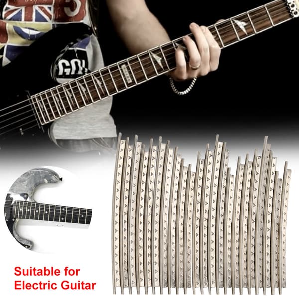 22 st bandtråd 2,2 mm kopparnickel för tillbehör till elgitarr
