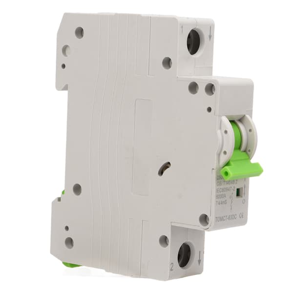 PV-afbryder 1P Mini Magnetisk System Hurtigudløsning DC-kredsløbsisolator til solsystem 250V 25A