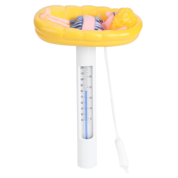 Härlig tecknad form flytande pooltermometer temperaturmätare med ℉/℃ display