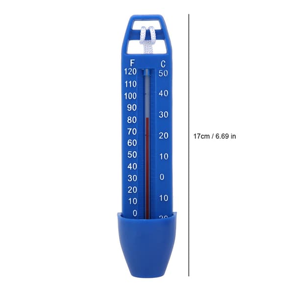 Pool flytande termometer Vattentermometer med snöre Pool Spa Badkar