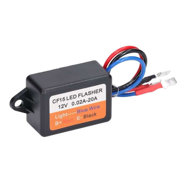 Blixtljusstyrenhet Bilblinkermodul LED-blinkrelä 12V 0.02‑20A