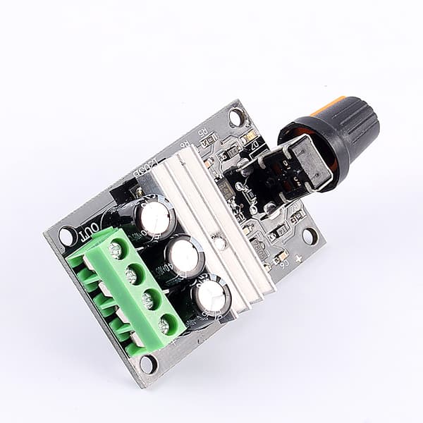 DC6-28V 3A Variabel Motorhastighed PWM Justerbar Regulator Controller Switch+Knob