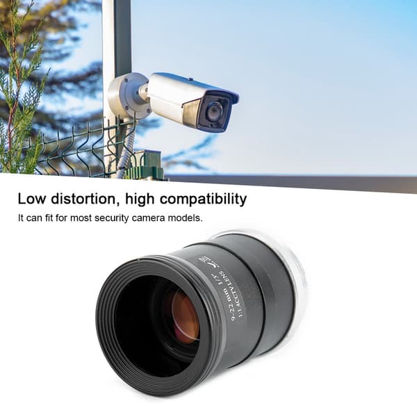 1080P HD Varifokalobjektiv 9-22mm Manuell Iris för CCTV Säkerhetskamera
