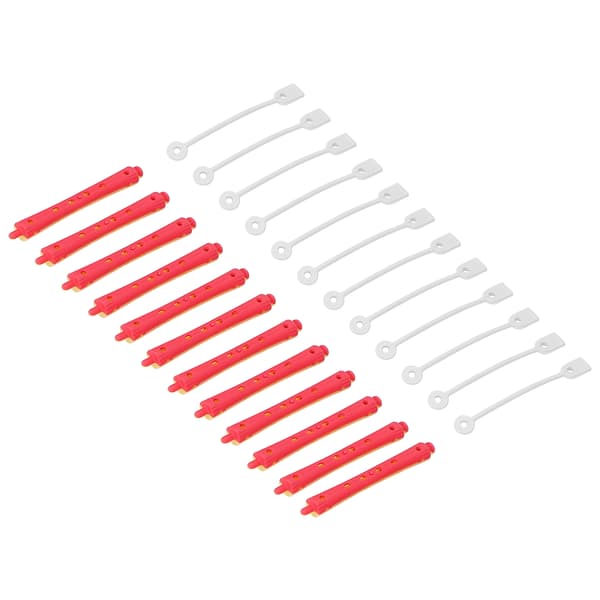 12-pack plast kallvågspermanentstavar papiljotter för hår salong styling