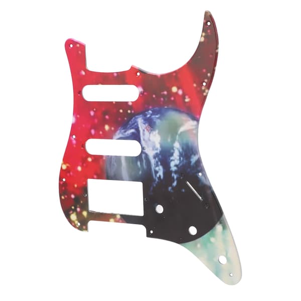 Elgitarr Plektrumskydd PVC Scratchplate Frontpanel Skydd Gitarrtillbehör