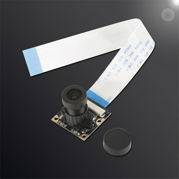 1 stk. 5MP nattesynskameramodul 72° til Raspberry Pi B 3/2
