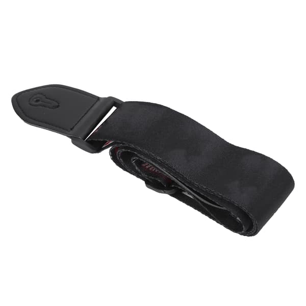 Justerbar gitarr axelrem med ändar i konstläder och plastspänne, mönstrad, 90-150 cm, för akustisk gitarr, 1 rem + 1 rep