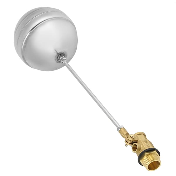 DN15 G1/2 Messing Han Gevind Vand Sensor Rustfrit Stål Flydekugleventil