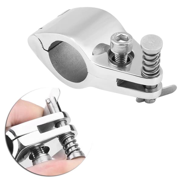 Bimini Top Kæbe Slide Hængslet 1\" Rustfrit Stål Marine Hardware til Båddæk Montering