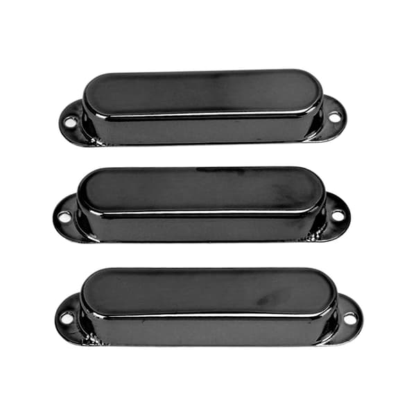 3-pack elgitarr single coil pickup-skydd koppar svart musikdelar set kit