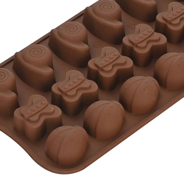 Chokolade Slikform Sød Silikone Bageform Genanvendelig til Isbit Gelé Budding CC-082