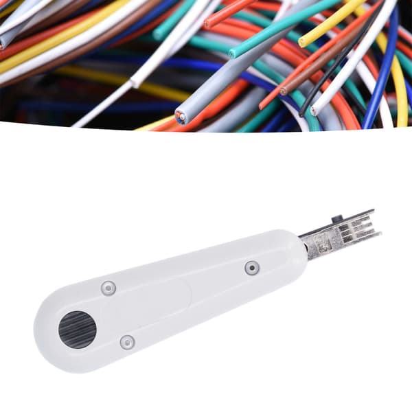 Punch Down Tool ABS Stålmaterial Utmärkt Funktion PC Formsprutning Kabelskärare för IBDN-kabel