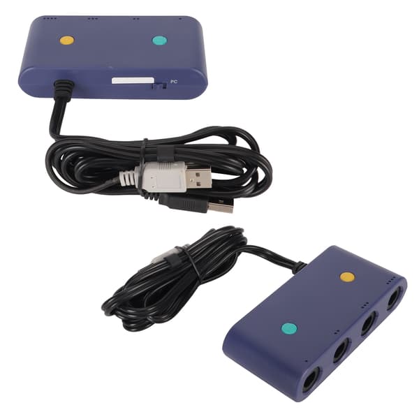 Gamecube Controller Adapter 3-i-1 Konverter til Wii U Switch PC Gaming