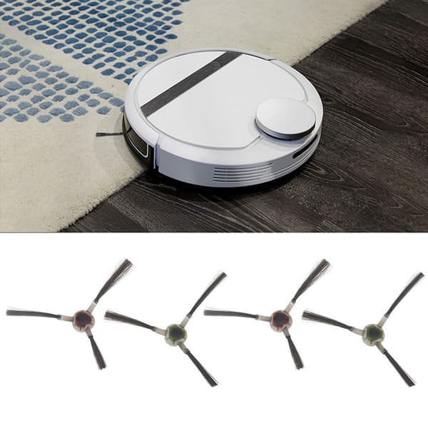 4-pack sidoborstar reservdelar för Deebot DE55 DE6G DD33 DJ35 robotdammsugare
