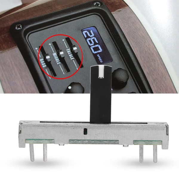 10 stk. B50K skyde-potentiometer til guitar