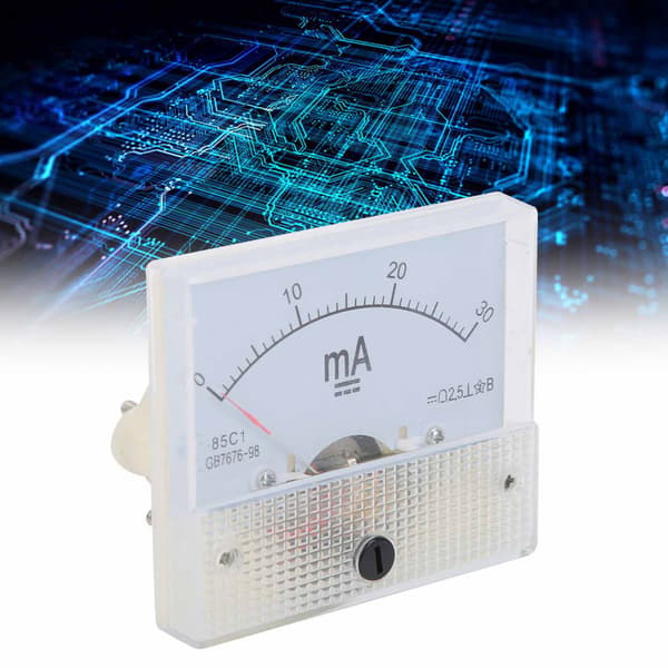 85C1 DC 0-30MA Pointer DC Amperemeter Hoved Amperemeter Strømmåleinstrument