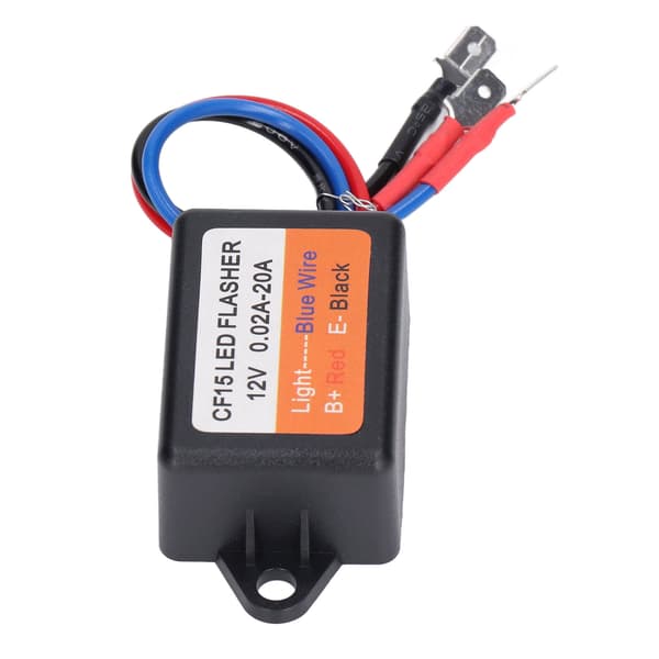 Blixtljusstyrenhet Bilblinkermodul LED-blinkrelä 12V 0.02‑20A