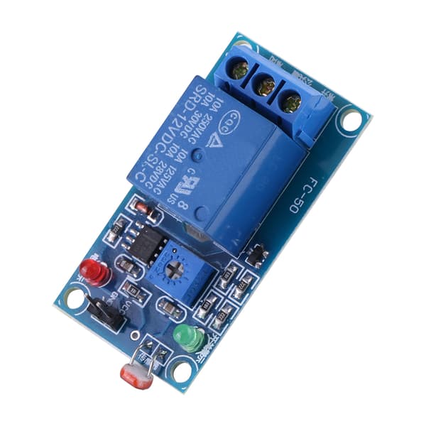 12V Stabil LDR Fotomodstand Relæ Modul Controller Lyssensor Afbryder