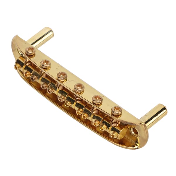 Elgitarrstall 6-strängad stränghållare Metallgitarrhårdvara för Jazzmaster Guld