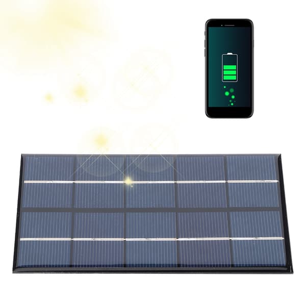 1.9W 5V Mini Polysilicium Solpanel Modul Sol Udendørs Camping Batterioplader DIY Dele