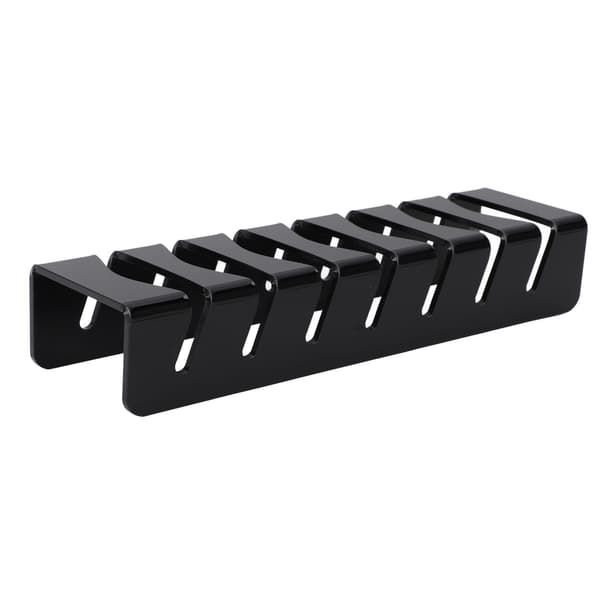 Klar Modern Kompakt Baseballkepsställ Display Organizer för Vardagsrum Sovrum Hall Svart