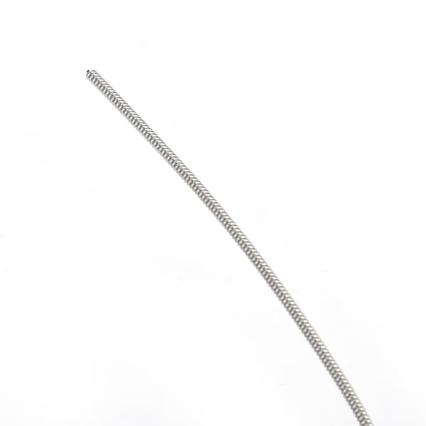5-pack rostfria silverbasgitarrsträngar 120 cm 1,2-3 mm för 5-strängad elbas reservdelar
