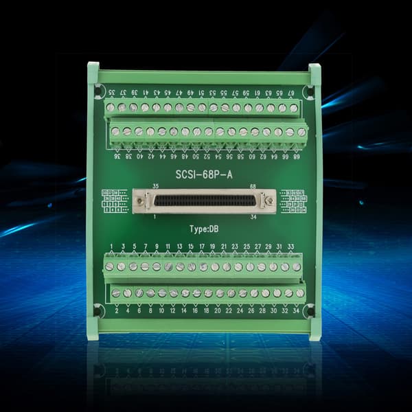SCSI68 68-bens DB Type hunstik breakout board terminalmodul