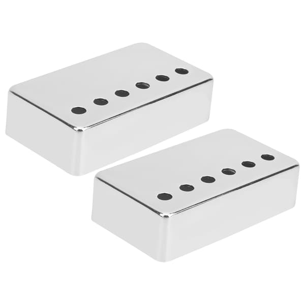 2x Elgitarr Pickup Skalöverdrag Nickelsilver 50/52mm Gitarrdelar