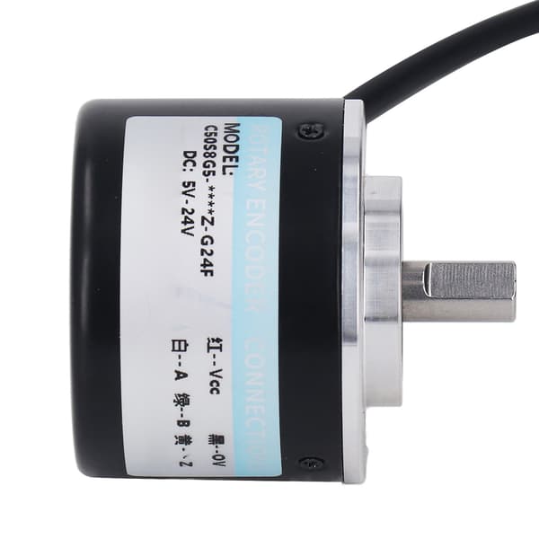 IP50 Inkrementel Encoder, 50 mm, 2-faset Roterende Aksel Encoder, 5-24V DC, 2000 PPR, til Automationskontrol