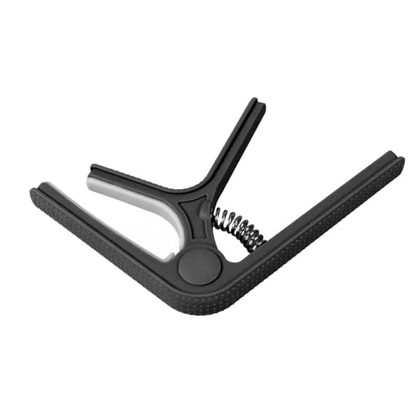 Gitarr Capo Clip Klämma med Halkfri Punkt Universal Bra Skydd Ukulele Elgitarr Capo Svart