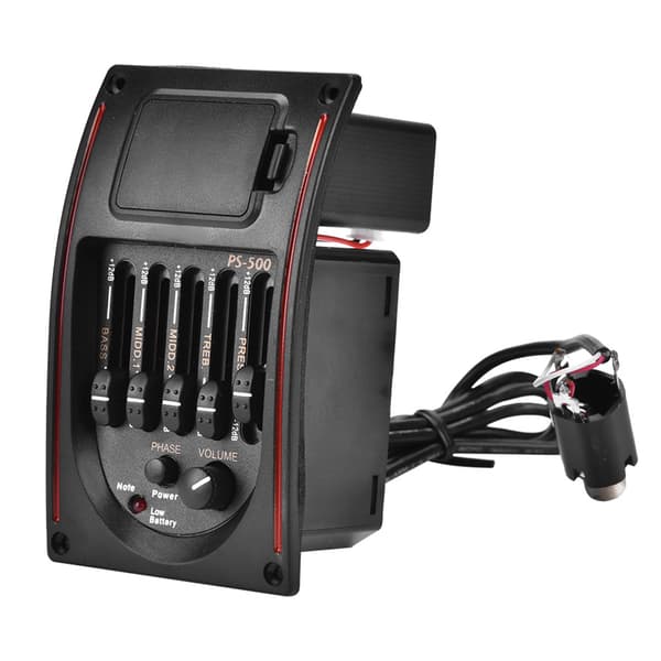 EQ PS-500 5-bands Equalizer Digital Tuner Pickup för Akustisk Gitarr