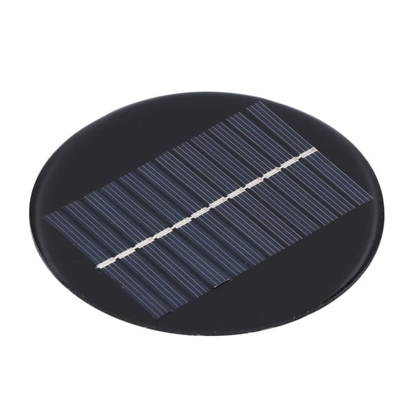 0,8W 6V 10cm Rund Solpanel DIY Solpanel Solladdningskort för Solljus