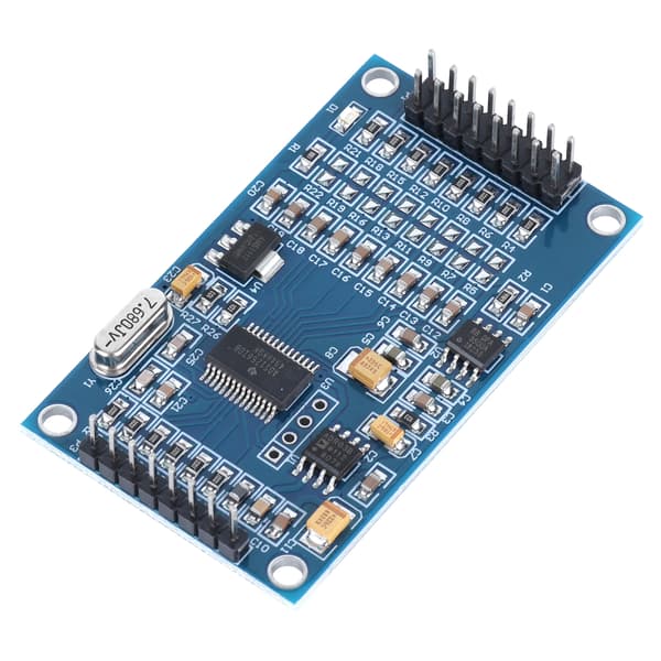 Datainsamlingsmodul ABS Högprecision ADC 8 kanaler 24 bitars elektronisk komponent ADS1256