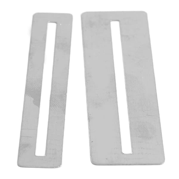 Metallgitarrbandskydd 2-pack, 8 cm, rostfritt och robust greppbrädeskydd för el- och akustiska gitarrer