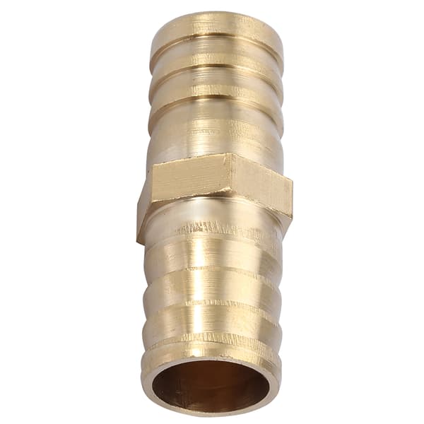 Messing modhage lige 2-vejs rørforbindelse rørkobling fitting 6/8/10/12/14/16/20mm