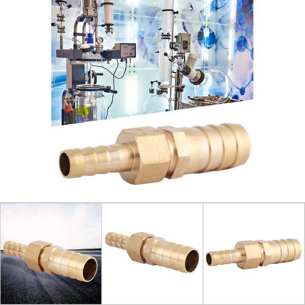 Messingfitting Slangestuds Reducerende Stik (8mm-16mm 1 stk)