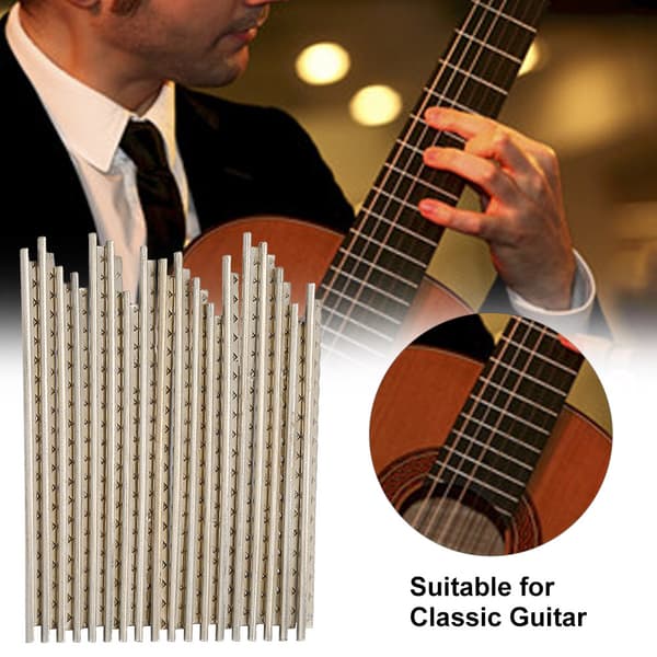 18 st band 2,0 mm kopparnickeltråd för klassiska gitarrtillbehör