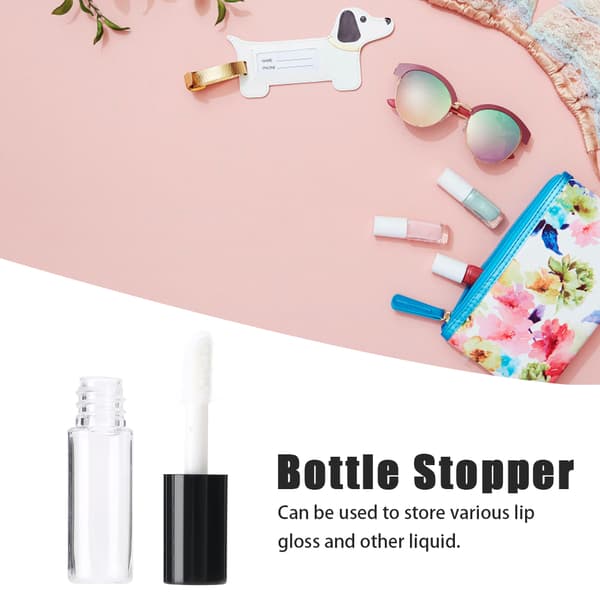 45 st 1,2 ml Mini Läppglansrör DIY Små Läppstiftrör Behållare Tomma Flaskor