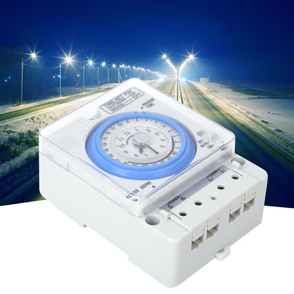 Mekanisk Timer 15Min 24H Tidsafbryder Relæ AC250V 20A Intet Strømtab