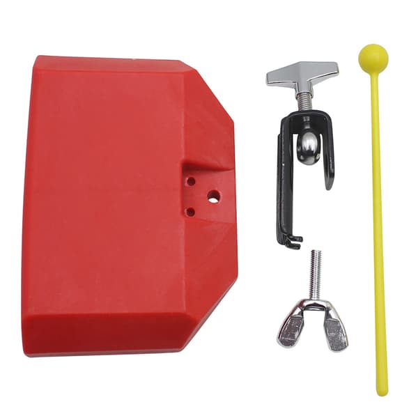 ABS Plast Koklokke Quick Release Mount Trommestik Babylegetøjssæt (Rød)