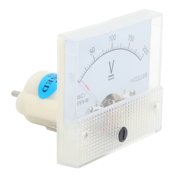 Pointer DC Voltmeter Panel Volt Spændingsmåler Måleinstrument 85C1 DC 0~200V