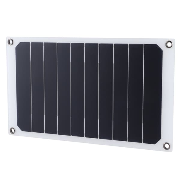 10W Bærbart Solcellepanel Oplader til Udendørs Rejser Klatring Camping Picnic